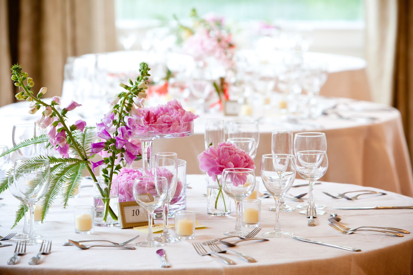 Wedding table decoration series